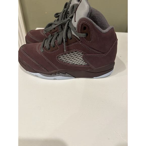 Air Jordan 5 Retro SE 2023 Mid Burgundy Size Boys 12C - Picture 2 of 11